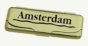 amsterdam gold paper box