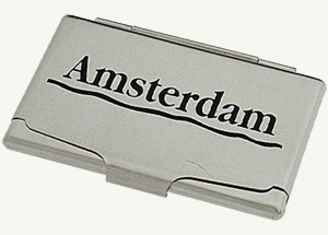 amsterdam silver medium paper box