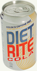 diet rite beverage stashcan