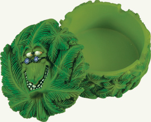 funny weedleaf ashtray