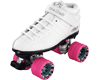 Riedell r3 white pink roller derby skates